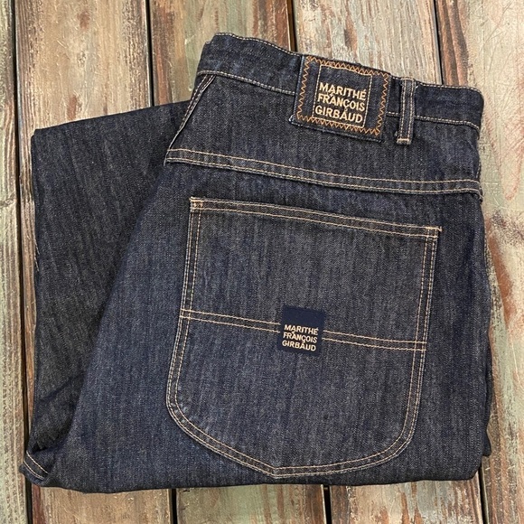 Marithe Francois Girbaud Tag Size 40 (Actual 41x27.5) Jeans Mens Logo Straight - Picture 1 of 15